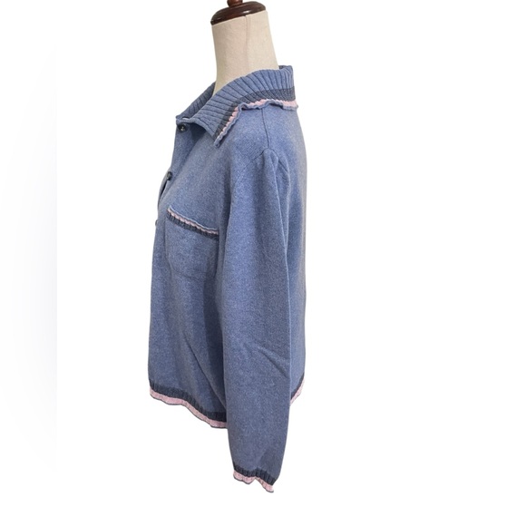 ESCADA Wool Cashmere Silk Blend Cardigan Sweater Set - Picture 5 of 16